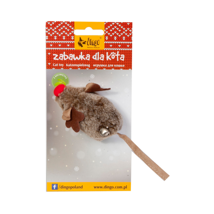 Hračka pre mačku - myška Rudolf